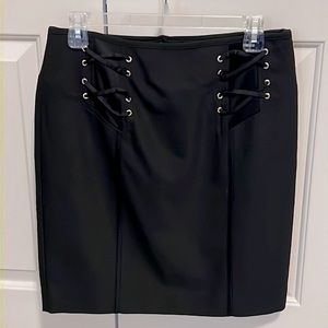 Cache embellished pencil skirt